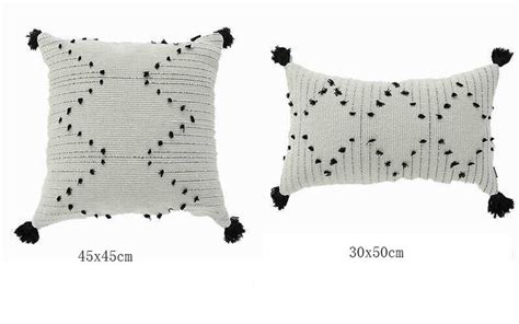 Boho Pillow Covers With Tassels 12 X 20 Geometric Embroidery - Etsy