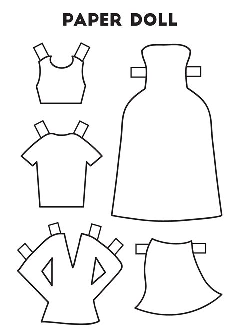 Paper Dolls Printable Template