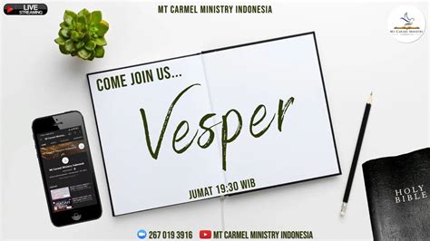 Ibadah Vesper Buka Sabat Pdt Jsm Sagala Mcmi Februari