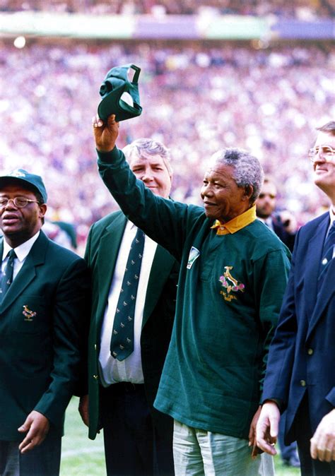 Francois Pienaar Nelson Mandela