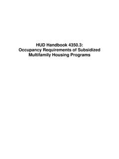 HUD Handbook 4350 3 Occupancy Requirements Of Hud Handbook 4350 3