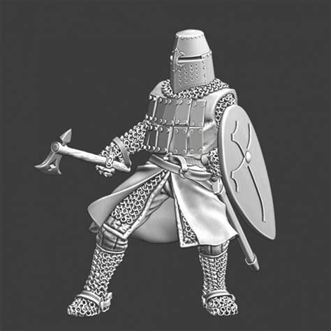 3D Printable Medieval Order Knight - Crusader by Northern Crusades ...