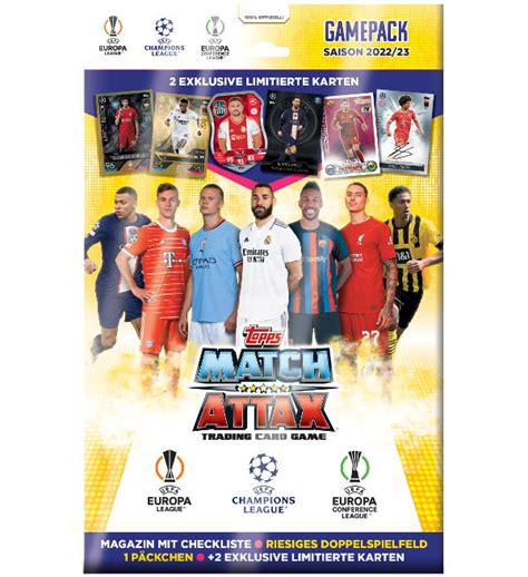 Topps Champions League Match Attax 2022 23 Game Pack Stickerpoint