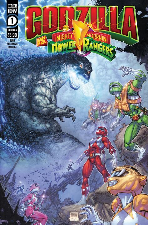 NEWS – Announcing Godzilla and Mighty Morphin Power Rangers Crossover ...