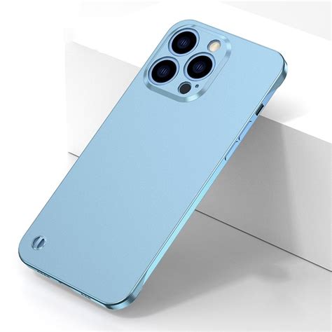 Electroplating Frosted Frameless Phone Case For iPhone 13 Pro Max ...