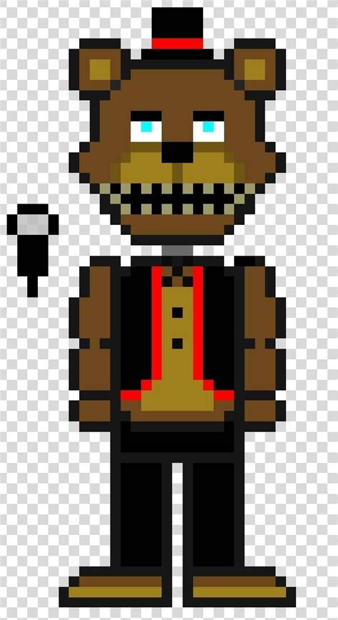 Freddy fazbear pixel art by swanetheantimater on DeviantArt