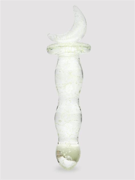 Glass Glow In The Dark Dildo Giftopix
