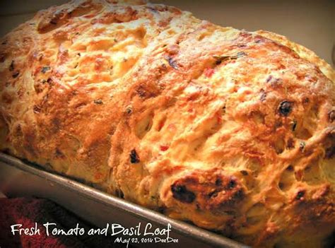 Fresh Tomato And Basil Loaf Bread Machine Recipe | Just A Pinch