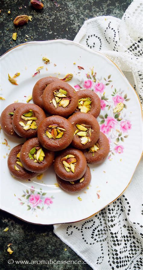 Chocolate Peda Recipe With Milk Mawa Powder Aromatic Essence