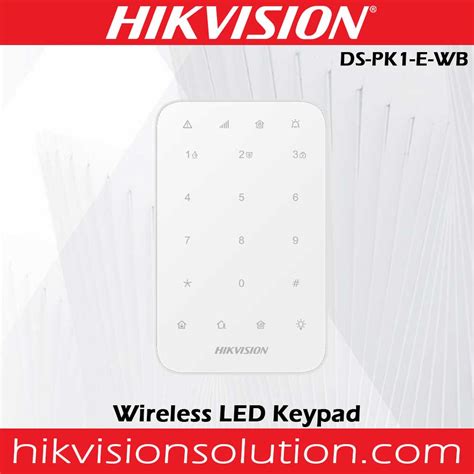 Best Hikvision Ax Pro Alarm Ds Pk E Wb Remote Wireless Led Keypad System