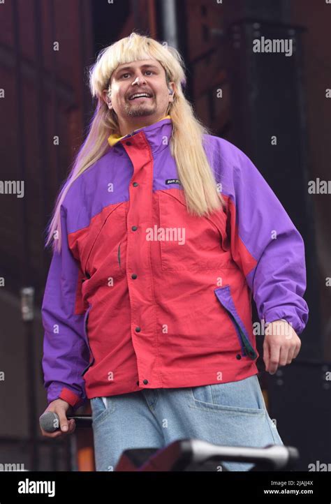 Singer Songwriter And Filmmaker Oliver Tree Is Shown Performing On