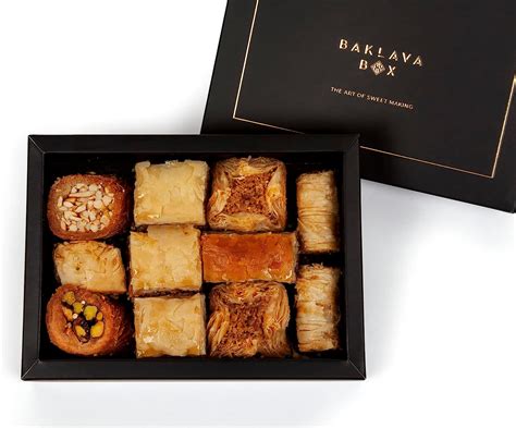 Premium Baklava Gift Box Black Approx Pieces Authentic