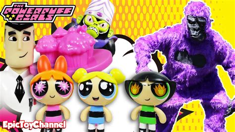 Powerpuff Girls Toys Battle Mojo Jojo In Real Life Power Puff Girls