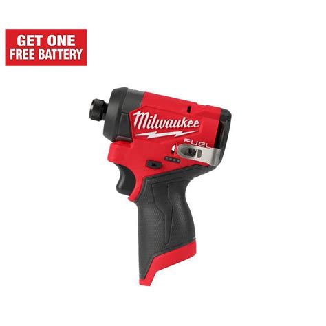 Milwaukee M12 Fuel 12v Lithium Ion Brushless Cordless 1 4 In Hex Impact Driver Tool Only 3453