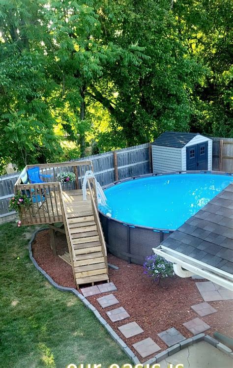 Swimming Pool Landscaping Above Ground Pool Landscaping Swimming