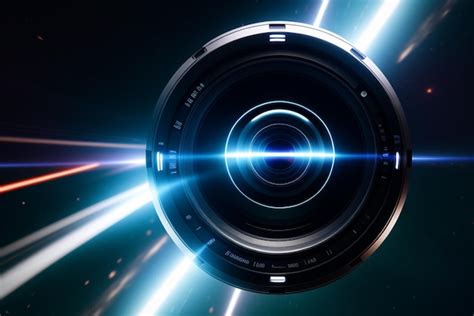 Premium Ai Image A Camera Lens With The Word Camera On It