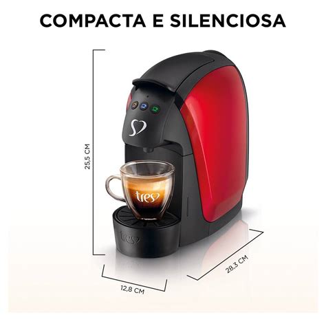 Cafeteira Luna Para Expresso E Multibebidas 220v Vermelha 20911388 Três Corações Cx 1 Un