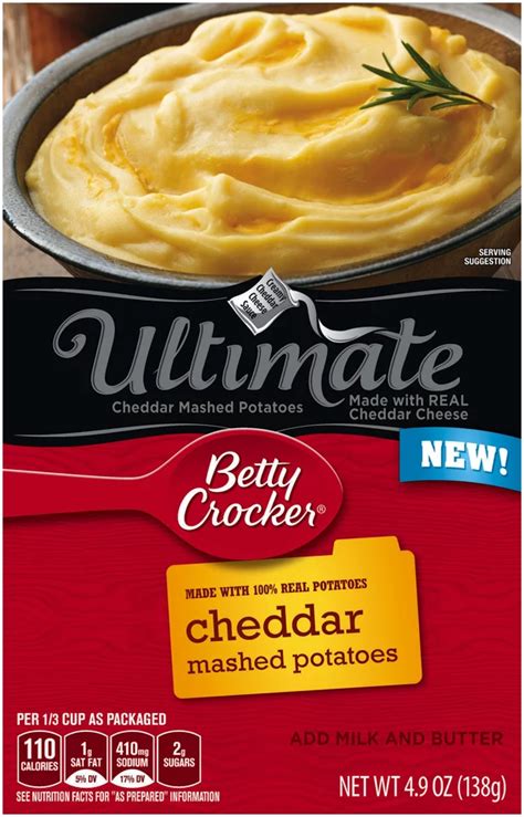 Betty Crocker Ultimate Cheddar Mashed Potatoes Shop Pantry Meals At H E B