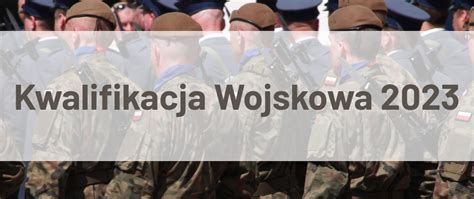 Kwalifikacja Wojskowa Powiat Soko Owski Portal Gov Pl