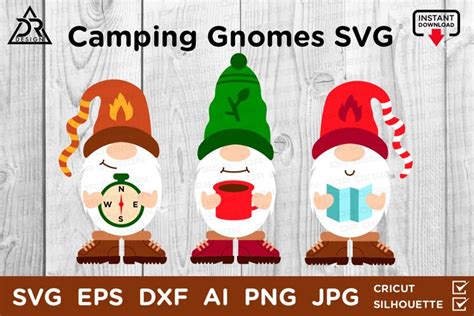 Camping Gnomes SVG (809916)