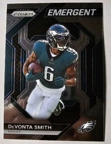 Panini Prizm Devonta Smith Emergent H Philadelphia Eagles Ebay