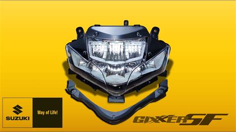 New Suzuki Gixxer Sf 2020 Fi Abs Head Light Head Lamp Assy And Winglet