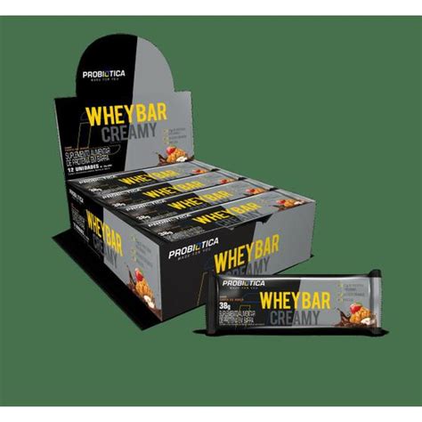 Whey Bar Creamy Un G Coco Probiotica Probi Tica Barra De