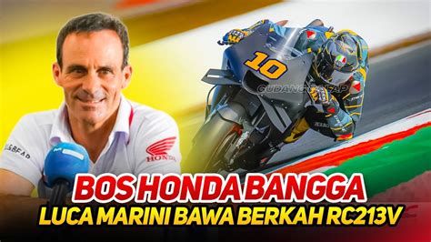 ALBERTO PUIG ANGKAT BICARALUCA MARINI JADI TERCEPAT JAJAL RC213V BARU