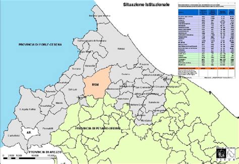 Nuovi Confini Regionali Provinciali E Comunali Nell Area Del Bacino