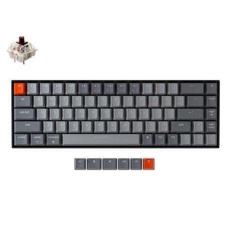 Jual Keychron K Wireless Mechanical Keyboard Hot Swappable Brown Switch White Backlight Plastic