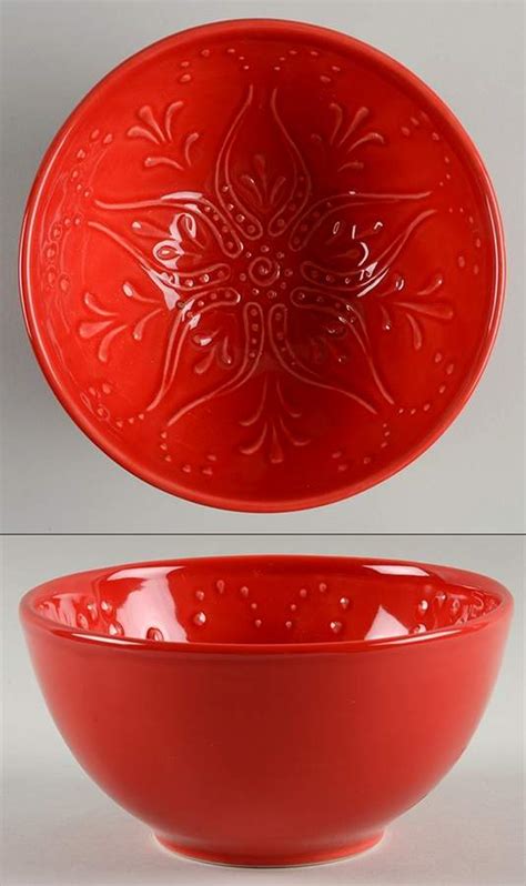 NCE1 Red Soup Cereal Bowl By Nocal Ceramics LDA Replacements Ltd