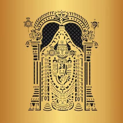 cnc plasma tirupati balaji svg/dxf design – Makerbhawan