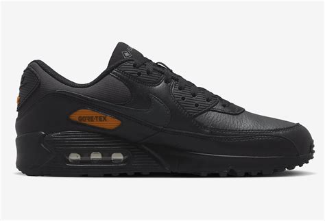 Nike Air Max 90 Gore Tex Black Anthracite Safety Orange Dj9779 002