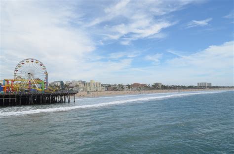 Santa Monica Pier and Beach – Los Angeles – Captured Snapshot