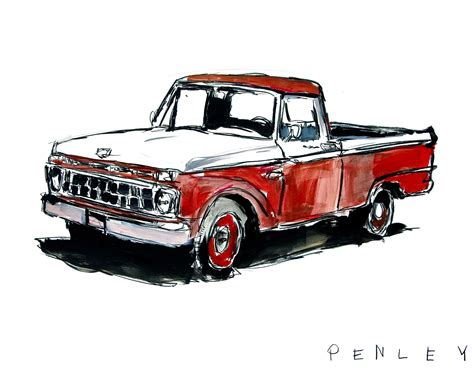 Old Ford Truck Drawing At Explore Collection Of Old Ford Truck Drawing