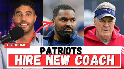 Patriots Hire New Head Coach Jerod Mayo Bill Belichick To Coach Where Brandon Mason Show