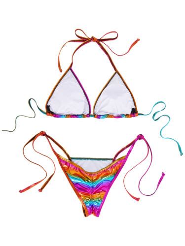 Women S Micro Bikini Set Push Up Bra G String Thongs Bathing Suit Sexy