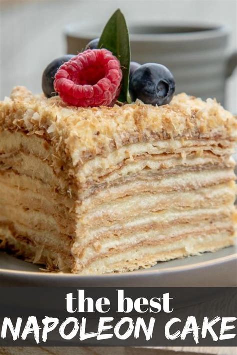 Best Napoleon Cake Ever Napoleon Cake Napoleon Dessert Cake Recipes