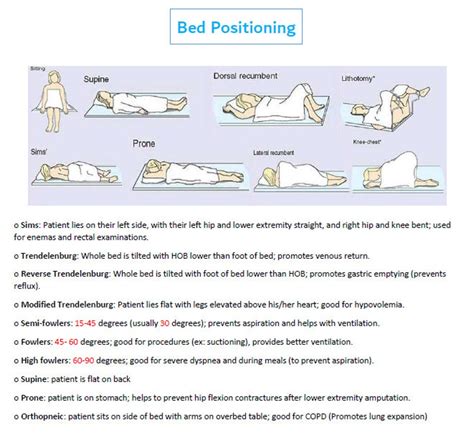 Nursing Notes Bed Positioning Printable Pdf Immediate Etsy