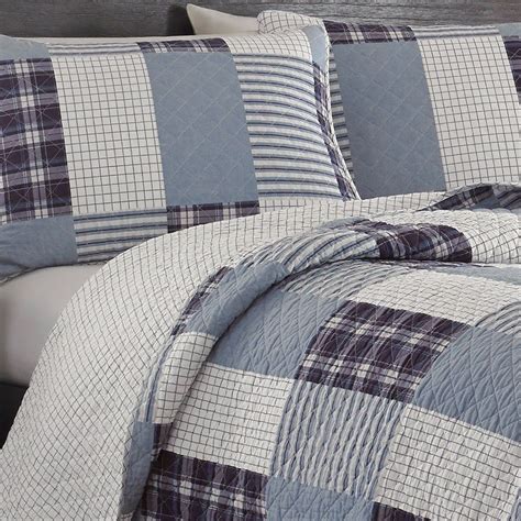 Elevate Your Bedding Ensemble With The Eddie Bauer Camano Island Plaid Collection Twin Quilt