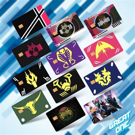 Kamen Rider Atm Bank Sticker Card Cover Access Touch N Go Skin Bank