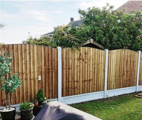 6FT X 6FT Treated Closeboard Convex Panel Charfleets Fencing