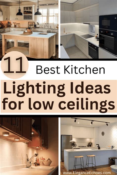 11 Best Kitchen Lighting Ideas For Low Ceilings