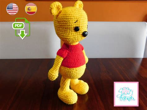 Häkelanleitung Amigurumi Anleitung Winnie the Pooh Bär zum Etsy de