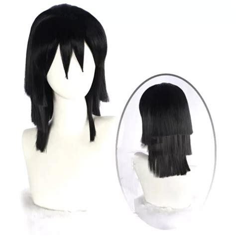 ANIME DEMON SLAYER Kimetsu No Yaiba Iguro Obanai Cosplay Wigs Costumes