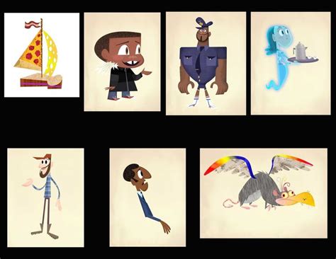 Character Designs For Cloudy With A Chance Of Meatballs Character