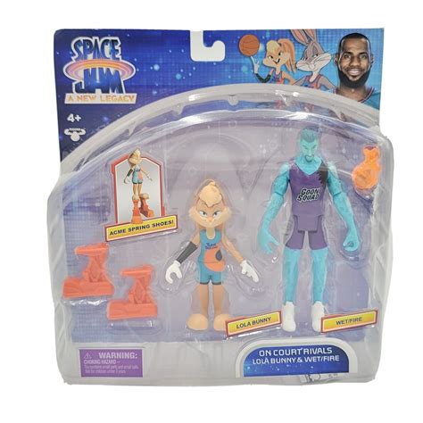 Space Jam 2 A New Legacy On Court Rivals Lola Bunny And Wet Fire Ebay