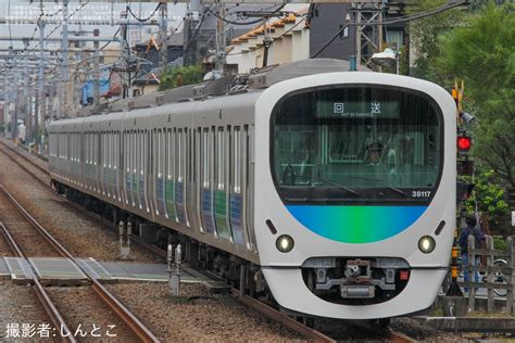 2nd Train 【西武】30000系38117f武蔵丘車両検修場入場回送の写真 Topicphotoid 82479