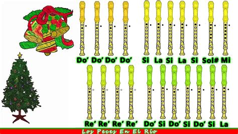 Los Peces En El Río En Flauta Dulce Con Notas Youtube
