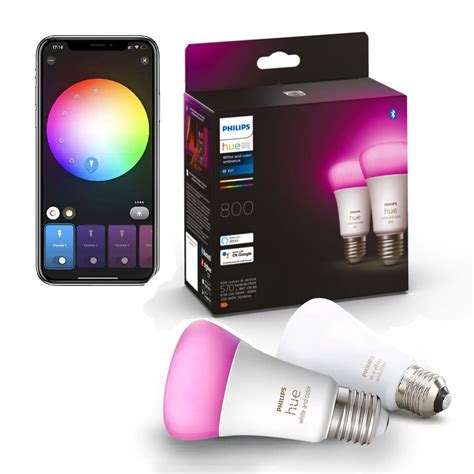 Умные лампочки Philips Hue E27 Color LED Apple HomeKit